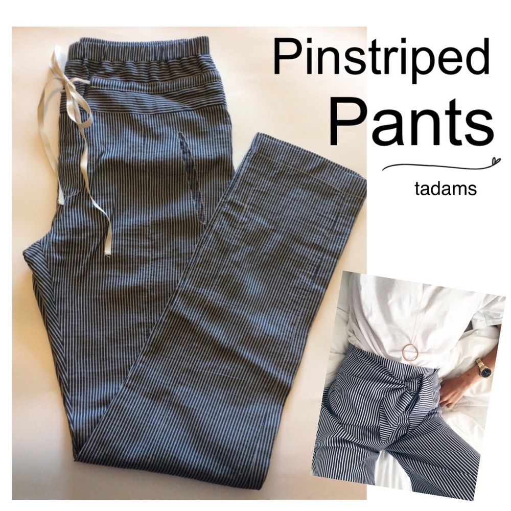 Designer Pinstripe Pants